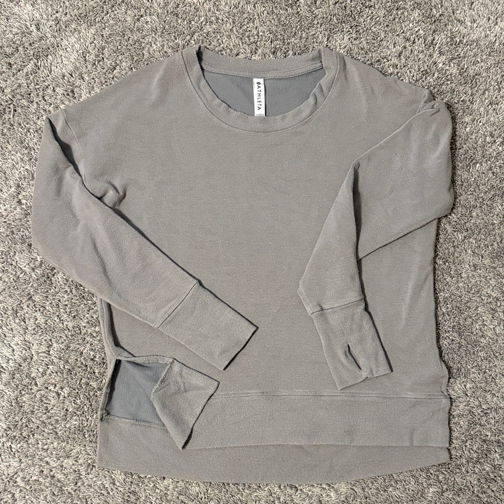 Athleta Light Green Sweatshirt